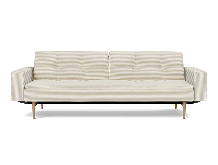 Dublexo Styletto Sofa Bed Light Wood With Arms - variant image