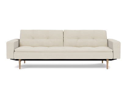 Dublexo Styletto Sofa Bed Light Wood With Arms - variant image