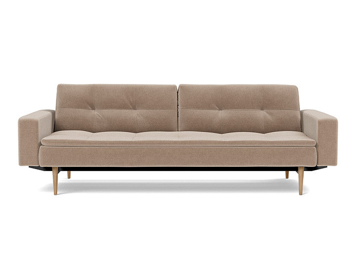 Dublexo Styletto Sofa Bed Light Wood With Arms - variant image
