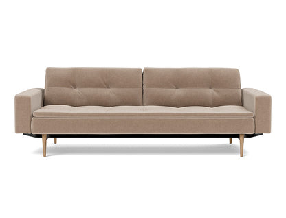 Dublexo Styletto Sofa Bed Light Wood With Arms - variant image