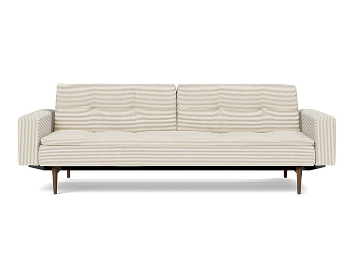 Dublexo Styletto Sofa Bed Dark Wood With Arms - variant image