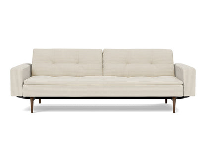 Dublexo Styletto Sofa Bed Dark Wood With Arms - variant image