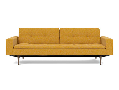 Dublexo Styletto Sofa Bed Dark Wood With Arms - variant image