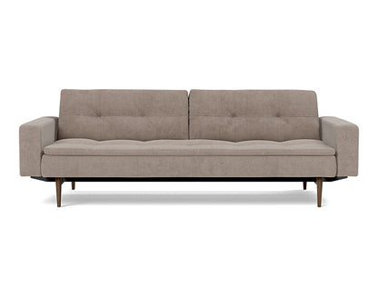 Dublexo Styletto Sofa Bed Dark Wood With Arms - variant image