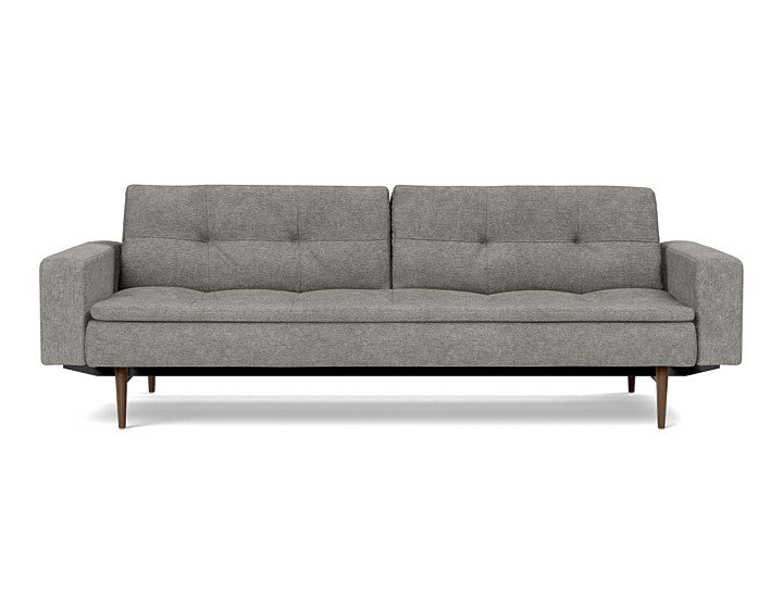 Dublexo Styletto Sofa Bed Dark Wood With Arms - variant image