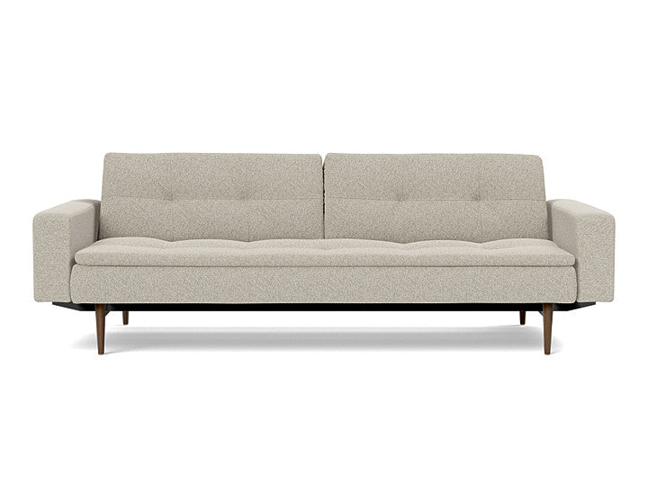 Dublexo Styletto Sofa Bed Dark Wood With Arms - variant image