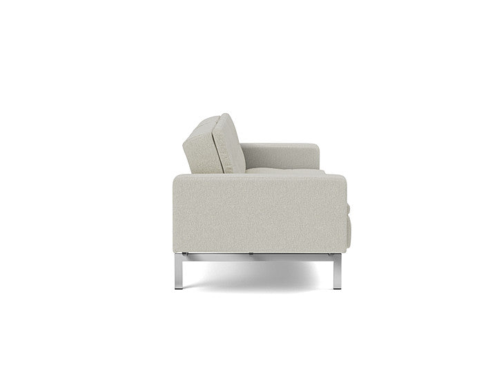 Dublexo Chrome Sofa Bed With Arms - angle 2