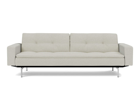 Dublexo Chrome Sofa Bed With Arms - angle 1