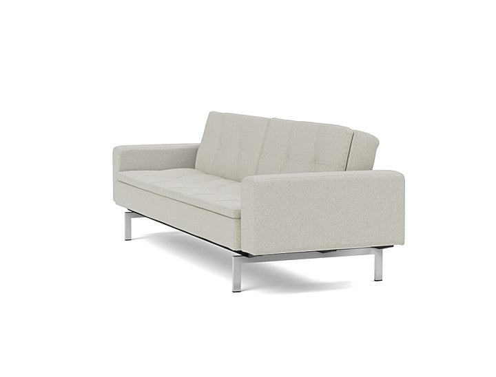 Dublexo Chrome Sofa Bed With Arms - angle 4