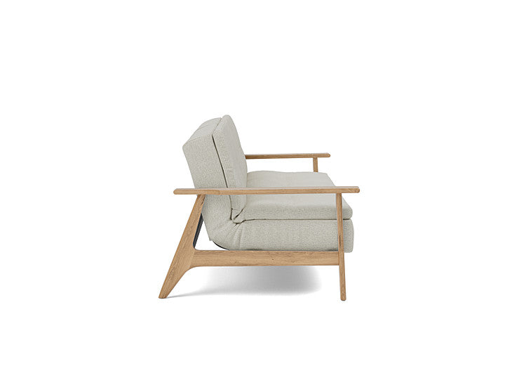 Dublexo Frej Sofa Bed Oak - angle 2
