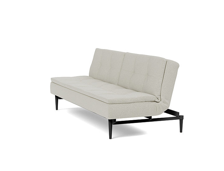 Dublexo Styletto Sofa Bed Black Wood - angle 4
