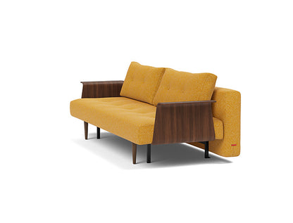 Recast Sofa Bed Dark Styletto With Arms - angle 4
