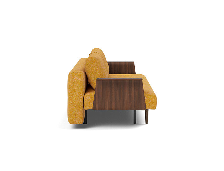 Recast Sofa Bed Dark Styletto With Arms - angle 2