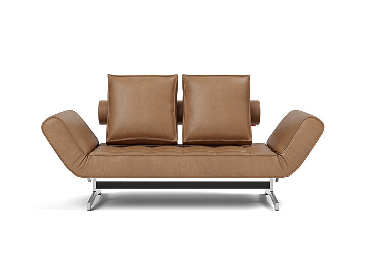 Ghia Chrome Daybed - angle 1