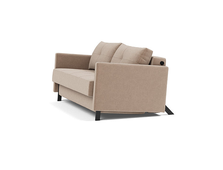 Cubed 140 Sofa Bed With Arms - angle 4