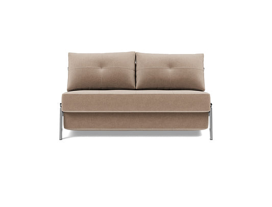 Cubed 140 Chrome Sofa Bed - angle 1