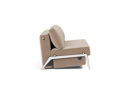 Cubed 140 Alu Sofa Bed - angle 2