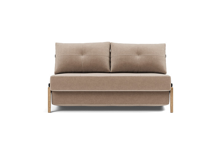 Cubed 140 Wood Sofa Bed - angle 1