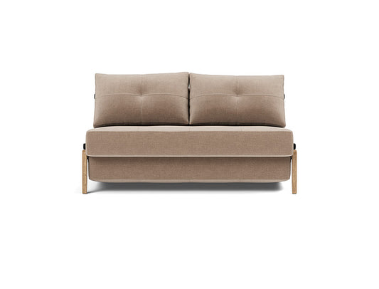 Cubed 140 Wood Sofa Bed - angle 1