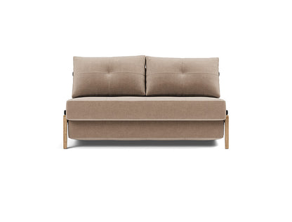 Cubed 140 Wood Sofa Bed - angle 1