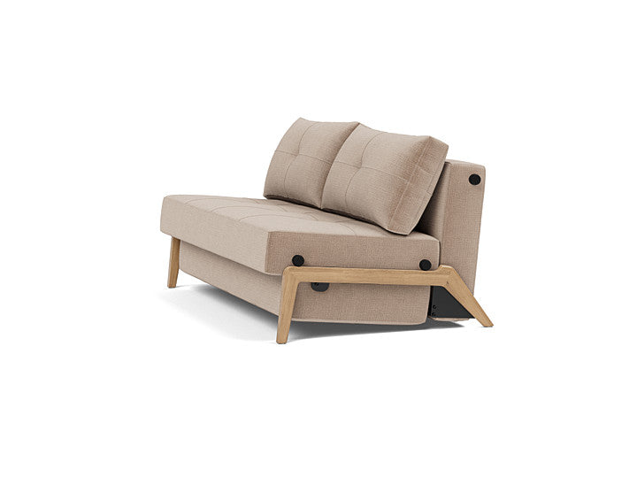 Cubed 140 Wood Sofa Bed - angle 4