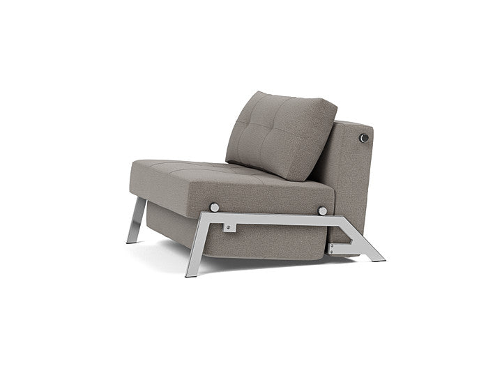 Cubed 90 Chrome Chair - angle 1