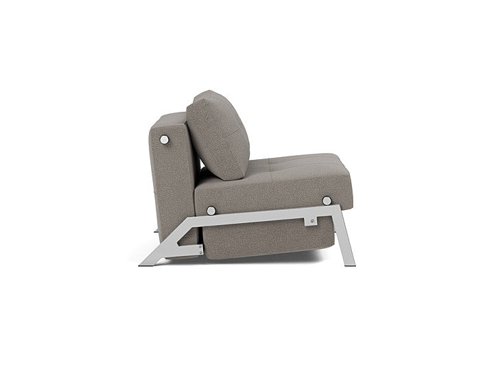 Cubed 90 Chrome Chair - angle 2