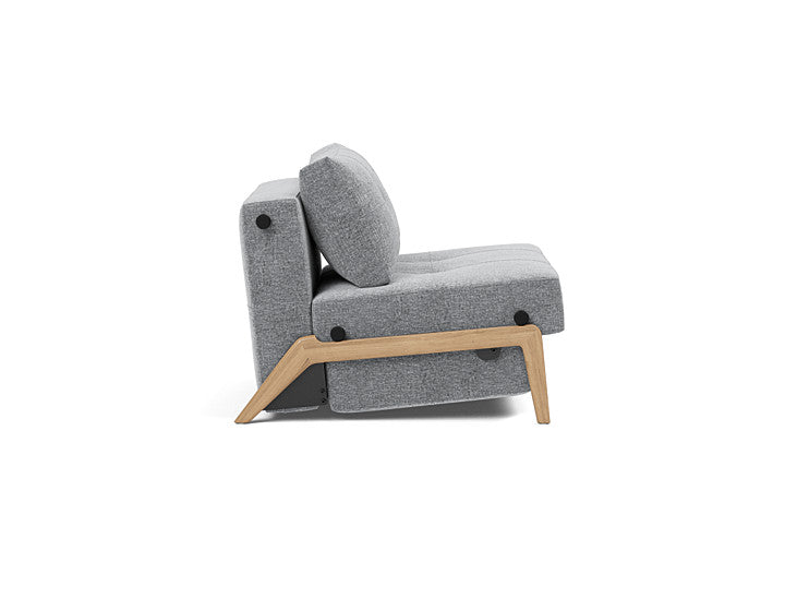 Cubed 90 Wood Chair - angle 2