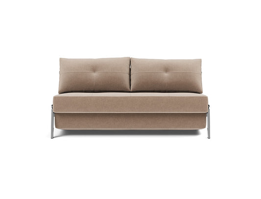 Cubed 160 Chrome Sofa Bed - angle 1