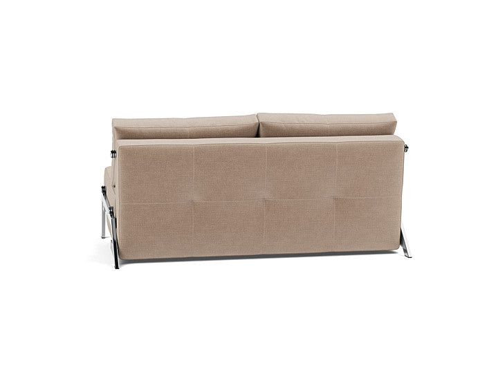 Cubed 160 Chrome Sofa Bed - angle 3