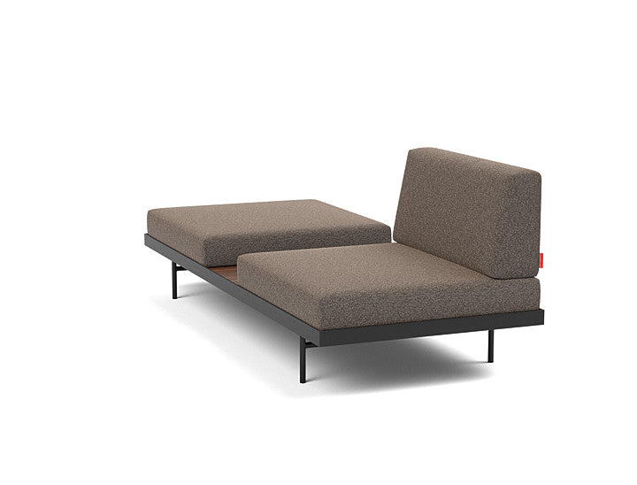 Puri Daybed With Walnut Table - angle 4