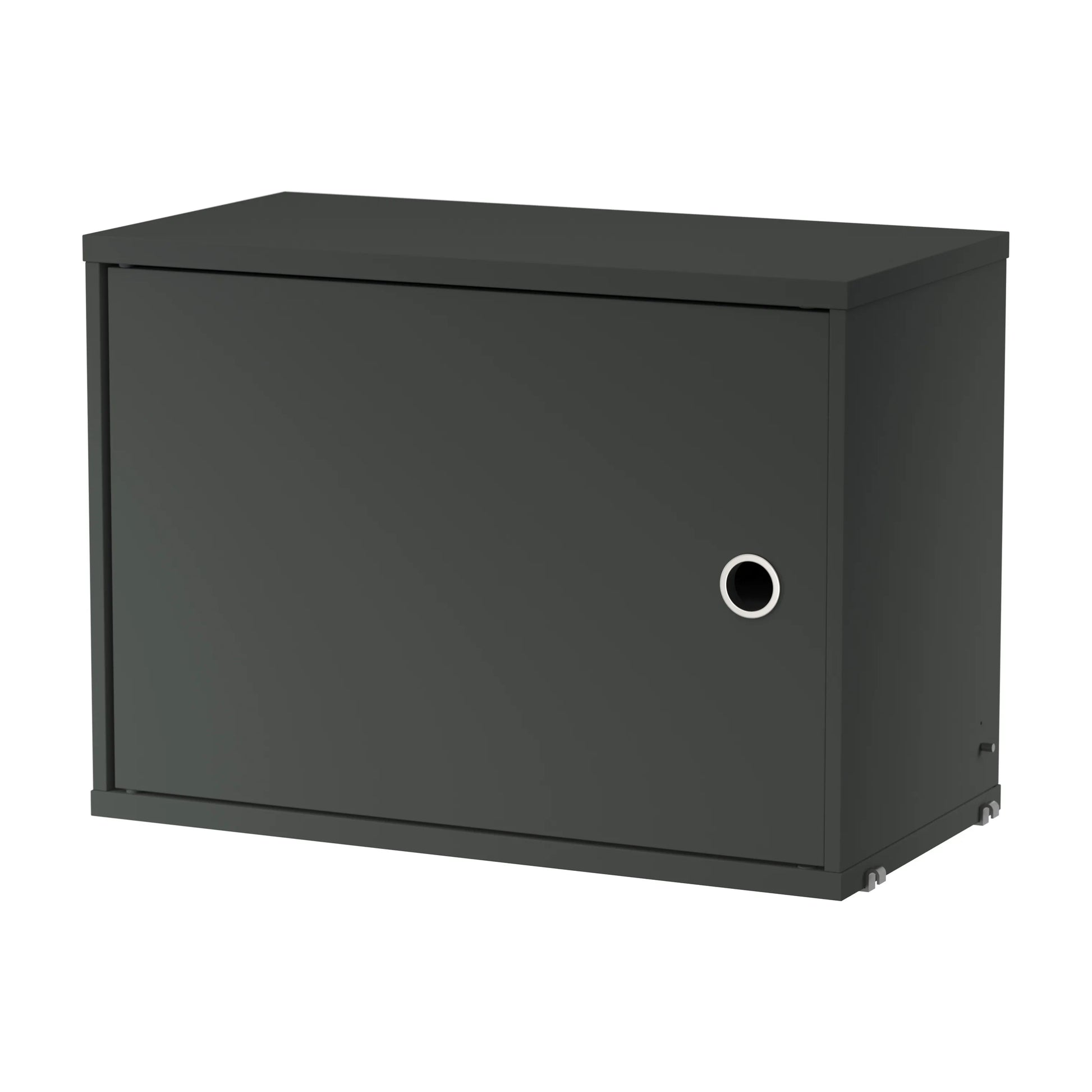 Cabinet with swing door - W58 x D30 x H42, Dark grey - image 4