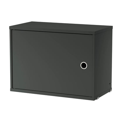 Cabinet with swing door - W58 x D30 x H42, Dark grey - image 4