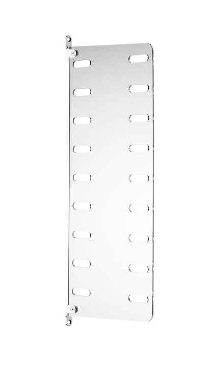 Plex wall panel - D20 x H50, Clear perspex, 2-pack