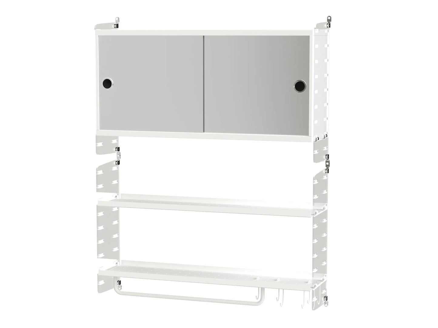 Bathroom D Clear perspex/White - image 3