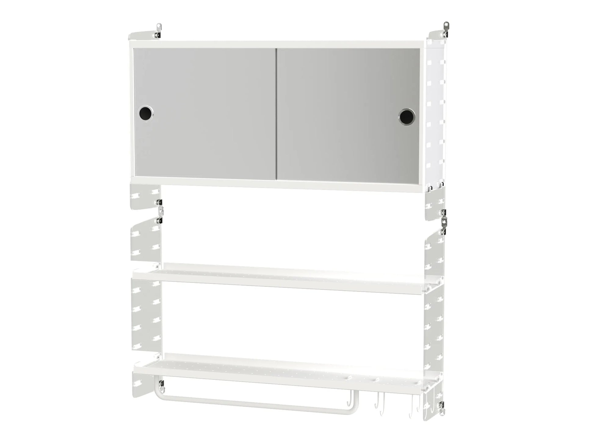 Bathroom D Clear perspex/White - image 3