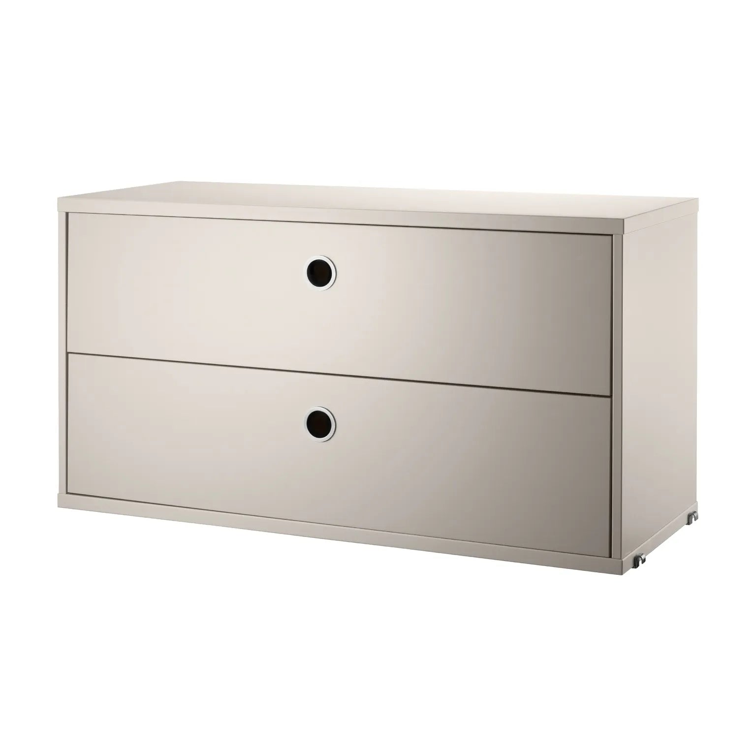 Chest of drawers - W78 x D30 x H42, Beige - image 4