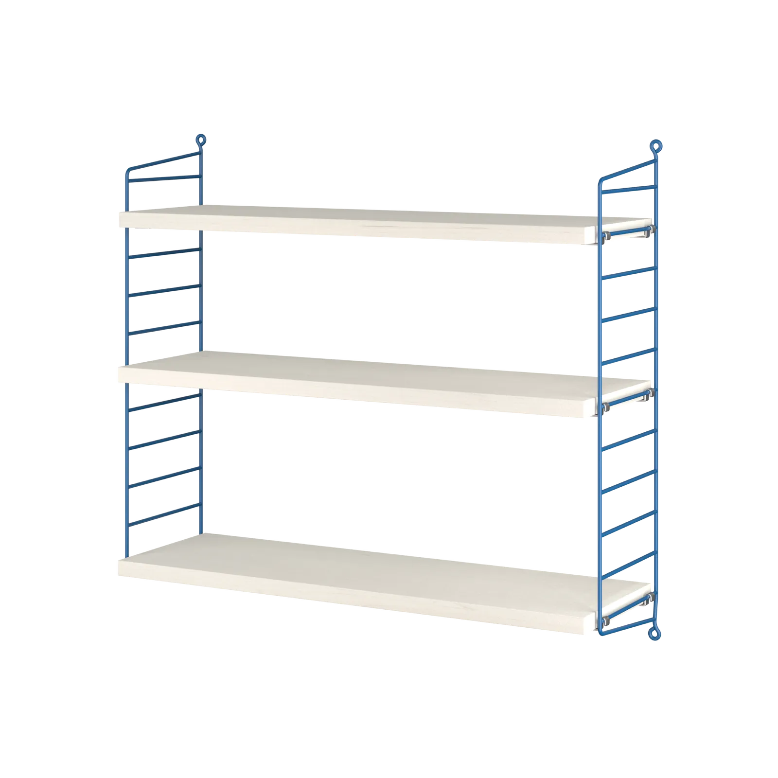 String 1949-2024 - W60 x D20 x H60, Blue/White oiled pine - image 5