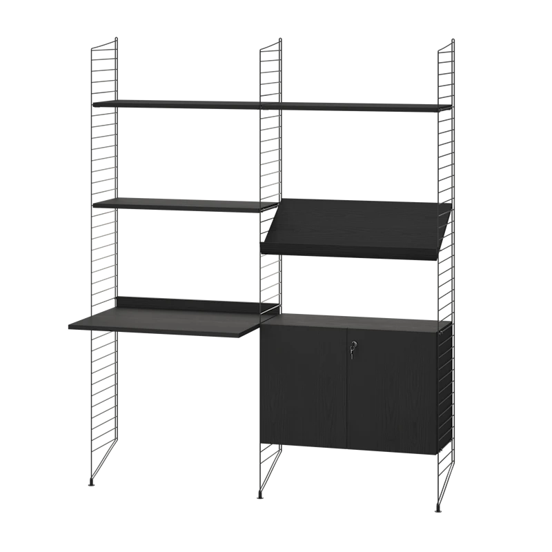 Workspace I Black/Black stained ash