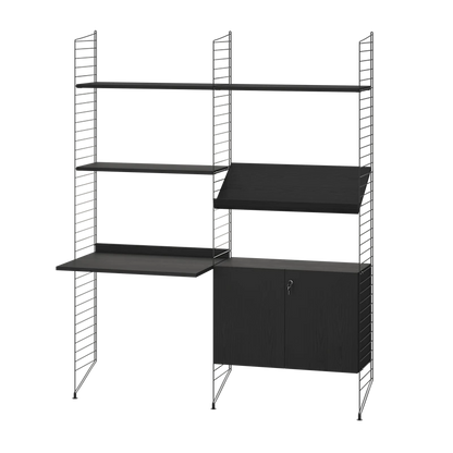Workspace I Black/Black stained ash
