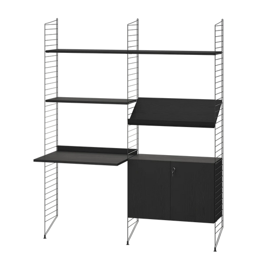 Workspace I Black/Black stained ash