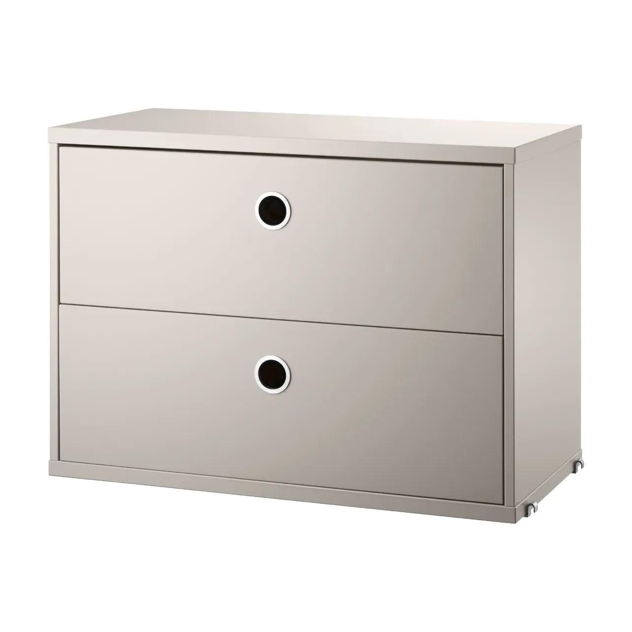 Chest of drawers - W58 x D30 x H42, Beige - image 4