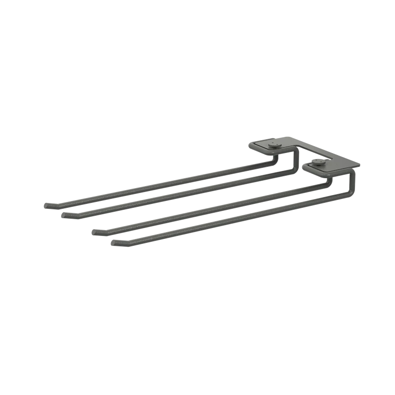 Hanger rack - W13.5 x D30, Dark grey, 2-pack