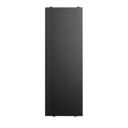 Shelf - W58 x D20, Black stained ash, 3-pack - image 3
