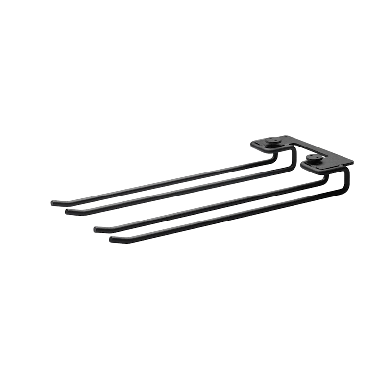 Hanger rack - W13.5 x D30, Black, 2-pack