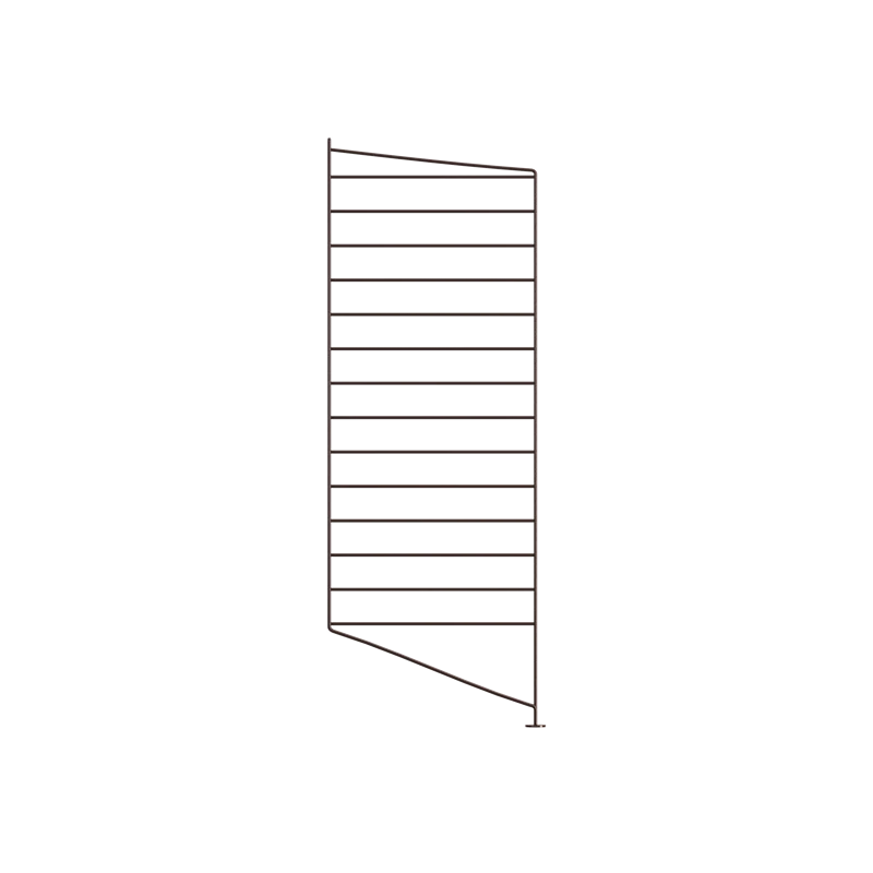 Floor panel - D30 x H85, Dark brown, 2-pack