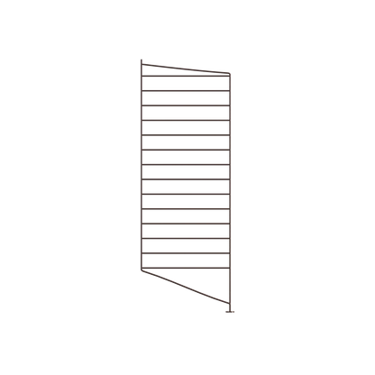Floor panel - D30 x H85, Dark brown, 2-pack