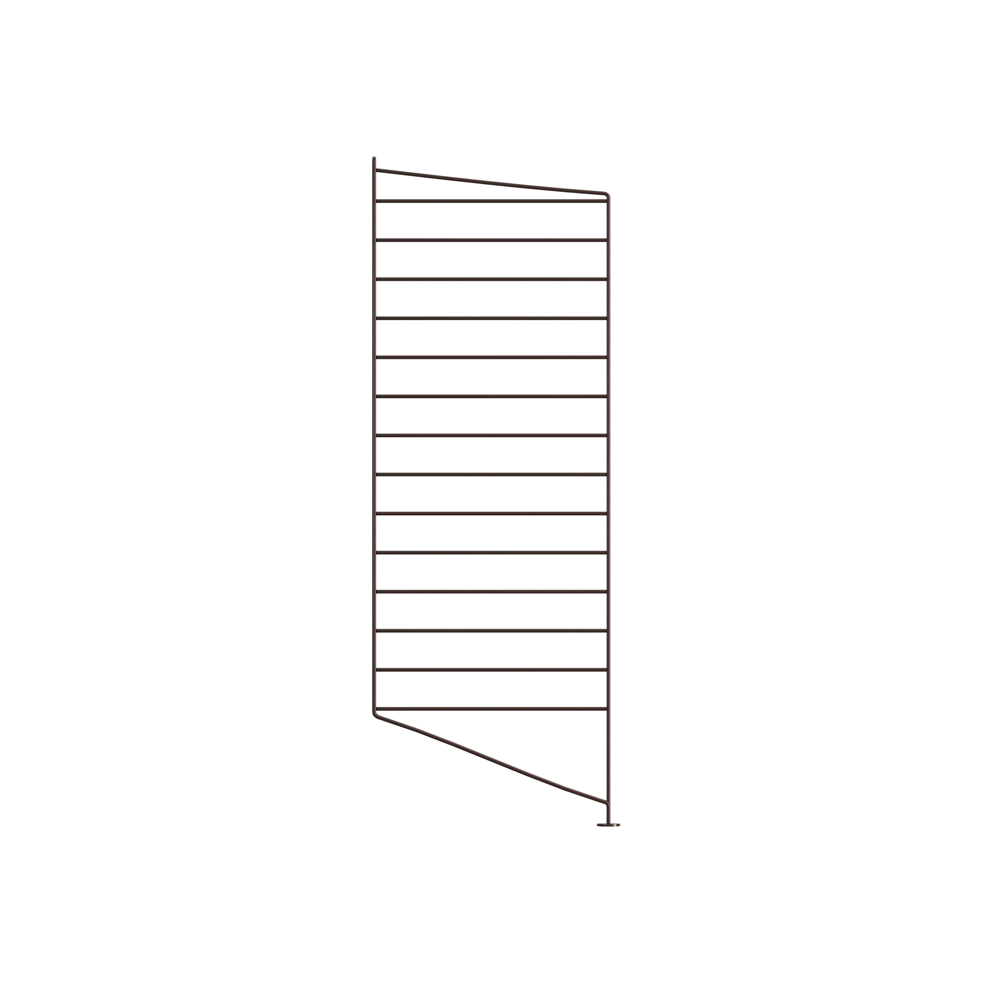 Floor panel - D30 x H85, Dark brown, 2-pack - image 3