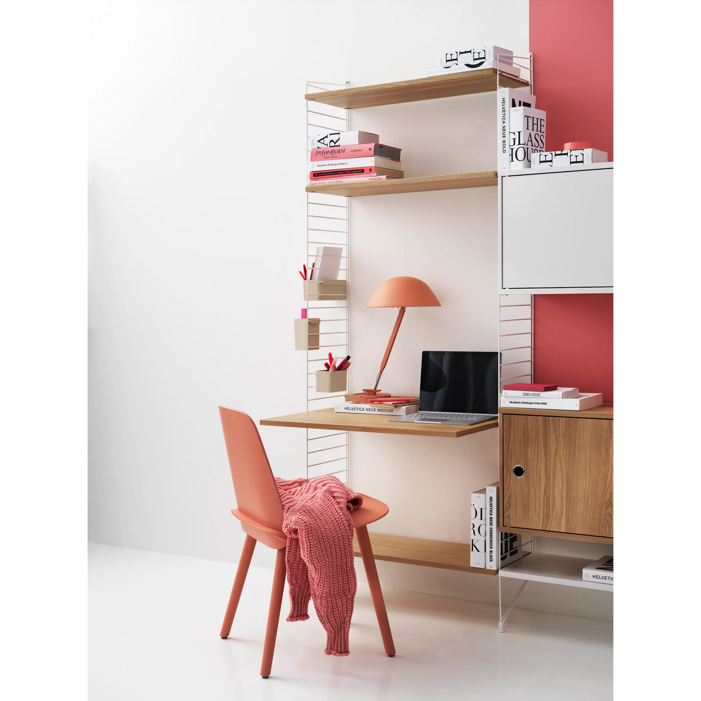 Work desk - W78 x D58, Oak - image 2