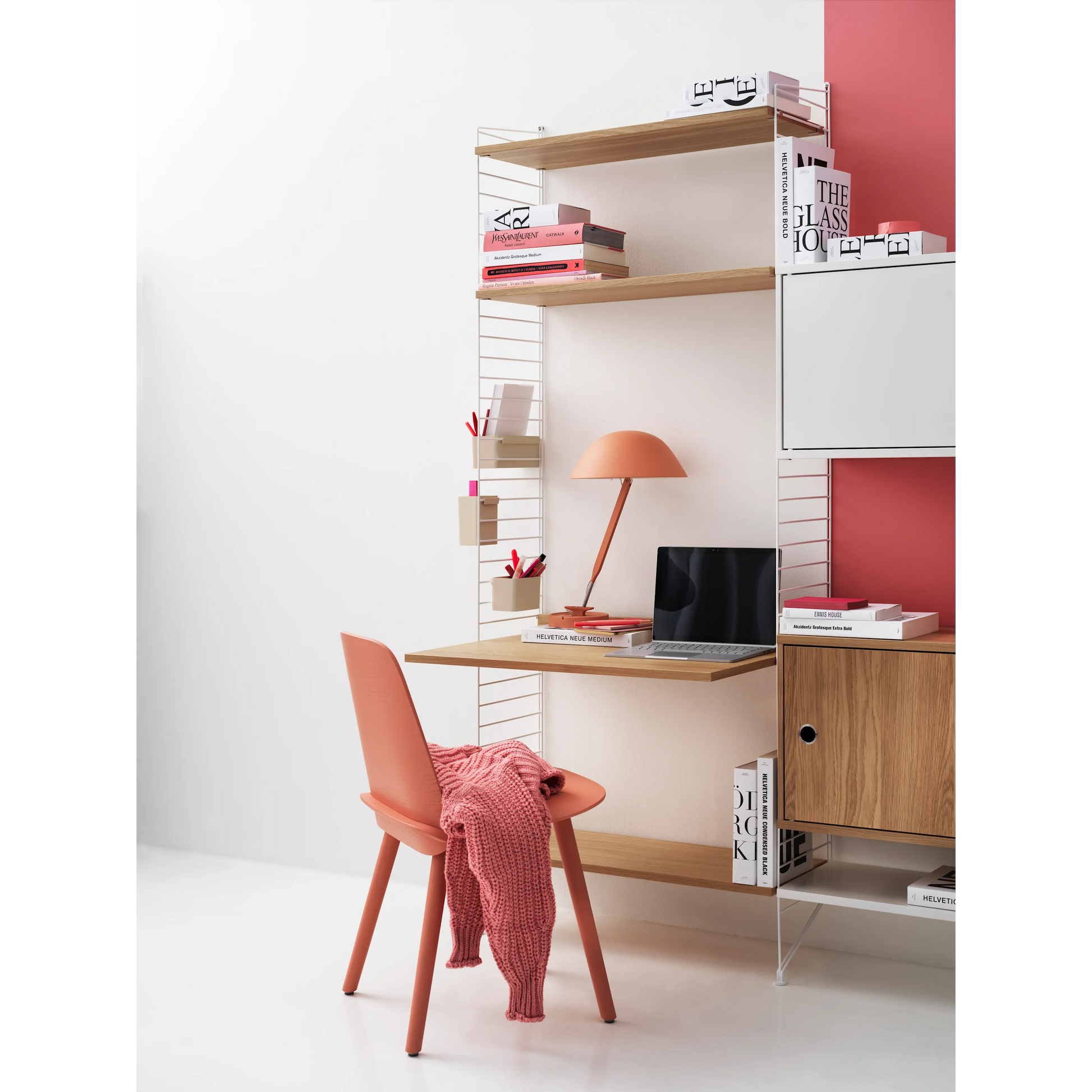 Work desk - W78 x D58, Oak - image 2